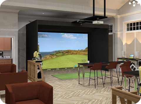 Image of aboutGOLF aG Sim Kit Enclosure - Compact Golf Simulator