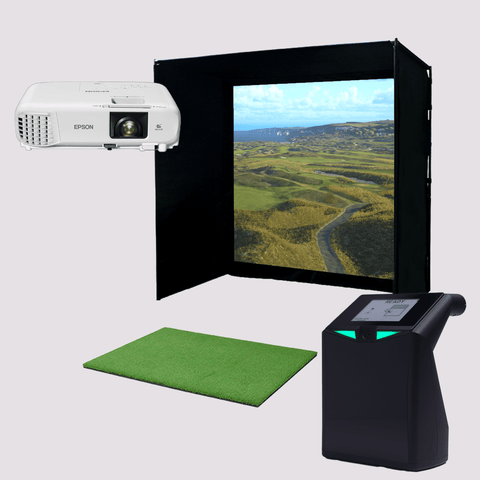 Image of TruGolf LaunchBox w/ Starter 10 (2025) Enclosure Golf Simulator
