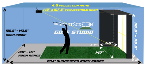 Image of The Sport Screen Vanish Series Retractable Golf Enclosure