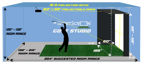 Image of The Sport Screen Vanish Series Retractable Golf Enclosure