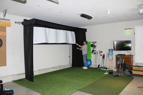 Image of Vanish LITE Hybrid-Retractable Golf Enclosure