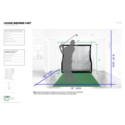 Image of Home 7ft x 7ft Golf Net by The Net Return