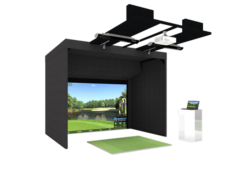 aboutGOLF aG Sim Kit Enclosure - Compact Golf Simulator