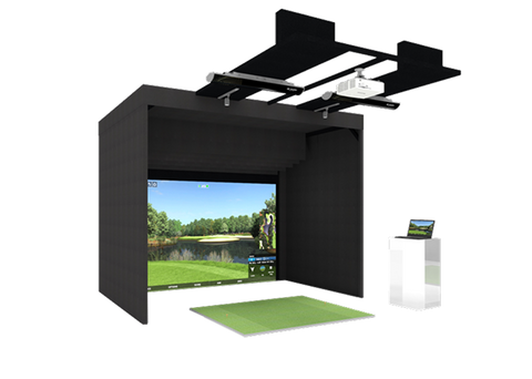 Image of aboutGOLF aG Sim Kit Enclosure - Compact Golf Simulator