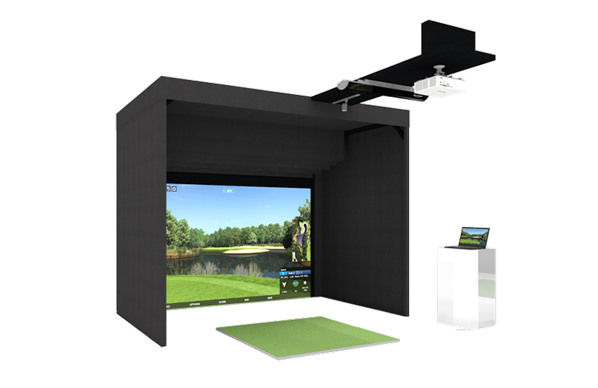 aboutGOLF aG Sim Kit Enclosure - Compact Golf Simulator
