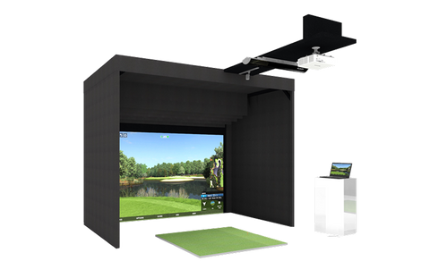 Image of aboutGOLF aG Sim Kit Enclosure - Compact Golf Simulator