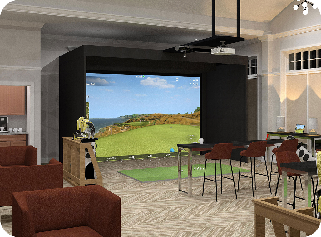 aboutGOLF aG Sim Kit Enclosure - Compact Golf Simulator