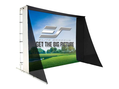 Image of Elite Screens GolfSim Portable ImpactWhite® 350 Series Projector Screen