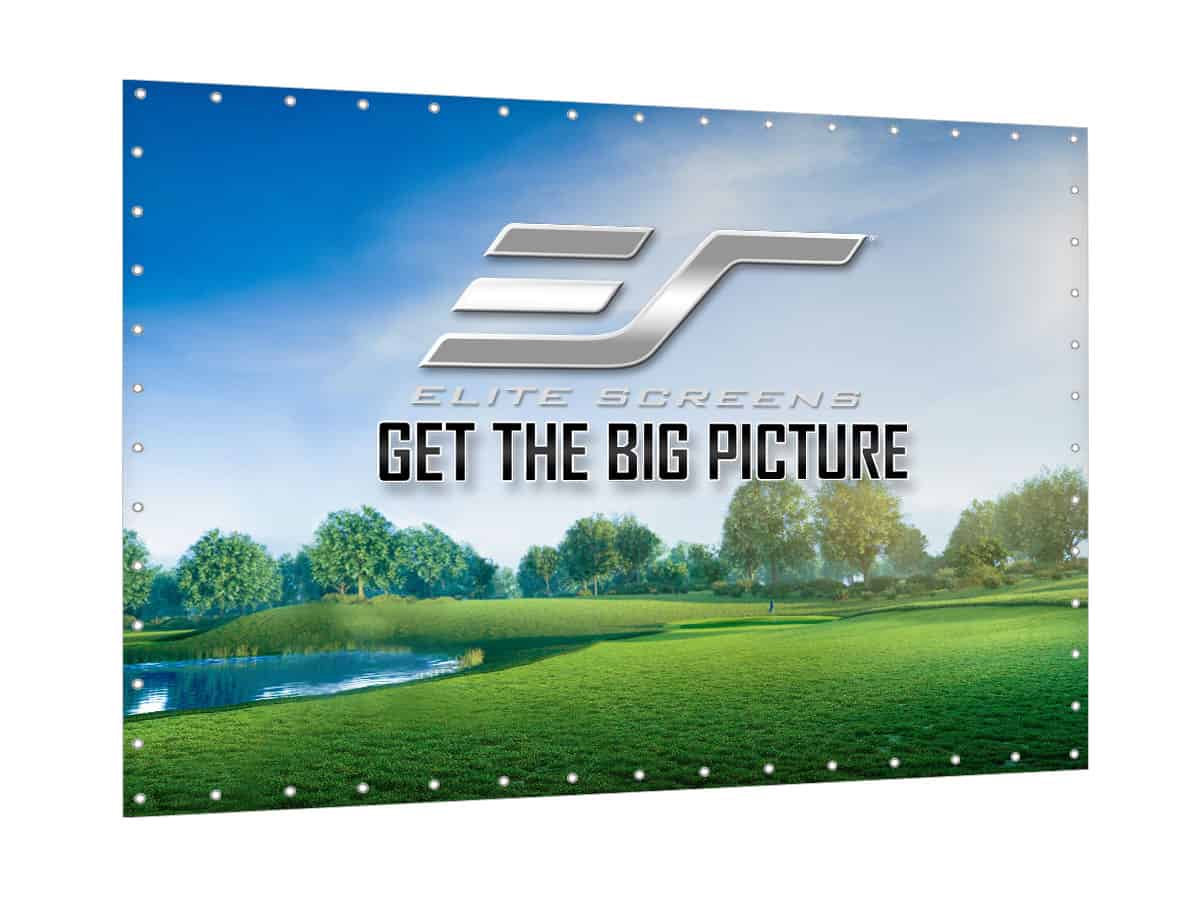 Elite Screens GolfSim DIY ImpactWhite 1145 Projector Screen