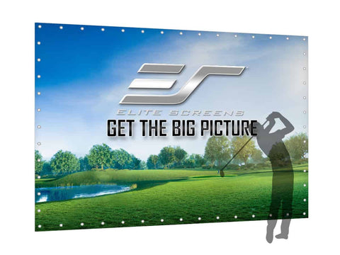 Image of Elite Screens GolfSim DIY ImpactWhite 1145 Projector Screen