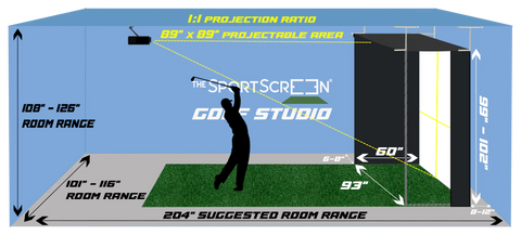 Image of The Sport Screen Vanish Series Retractable Golf Enclosure