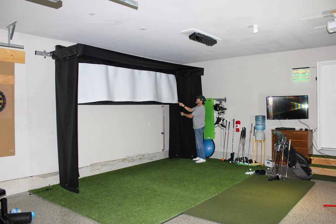 Vanish LITE Hybrid-Retractable Golf Enclosure