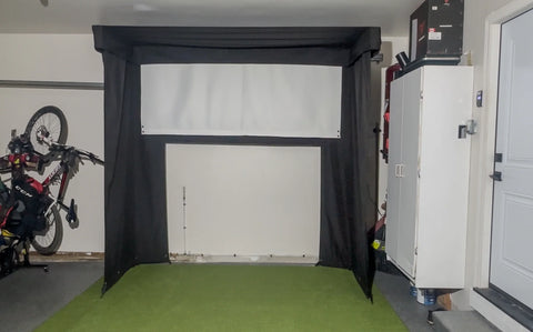 Image of Vanish LITE Hybrid-Retractable Golf Enclosure