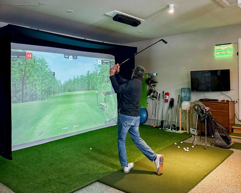 Image of Vanish LITE Hybrid-Retractable Golf Enclosure