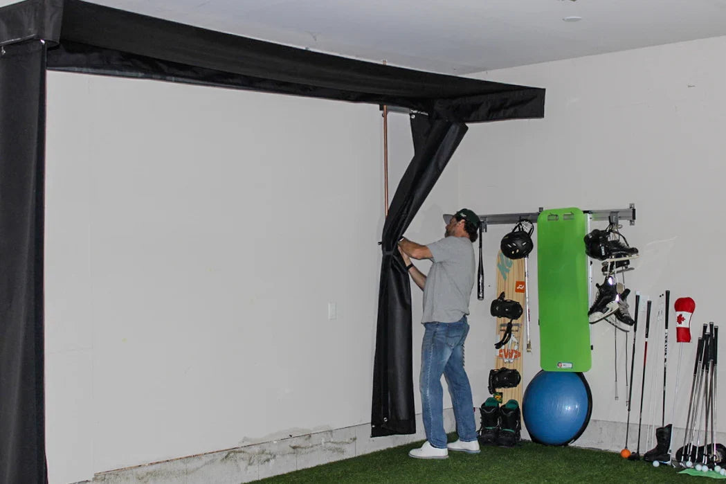 Vanish LITE Hybrid-Retractable Golf Enclosure