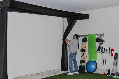 Image of Vanish LITE Hybrid-Retractable Golf Enclosure