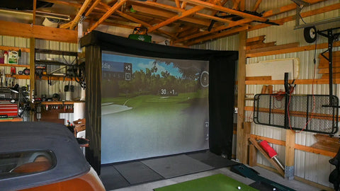 Image of Vanish LITE Hybrid-Retractable Golf Enclosure