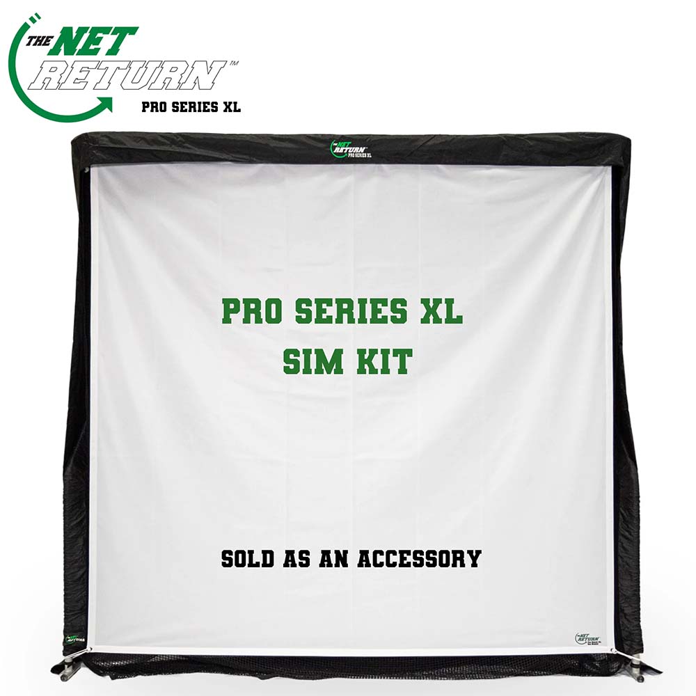 Pro Series V2 XL Golf Simulator Impact Screen Kit by The Net Return HomeGolfSimulator